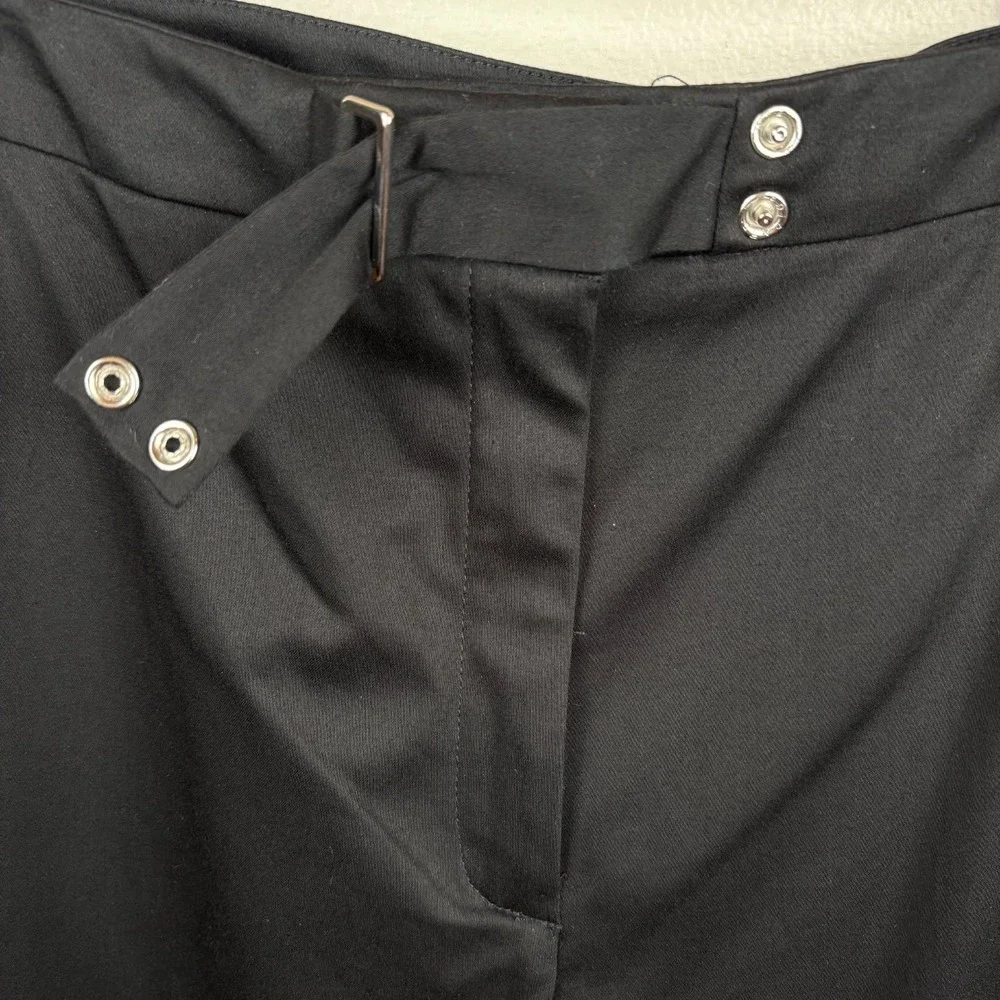 Jones New York Signature Pants Size 12 Black‎ Cotton Stretch Straight Leg Career - Picture 12 of 12